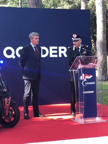 Consegnata all’Arma dei Carabinieri il Qooder di Quadro Vehicles in livrea Consegnata all’Arma dei Carabinieri il Qooder di Quadro Vehicles in livrea