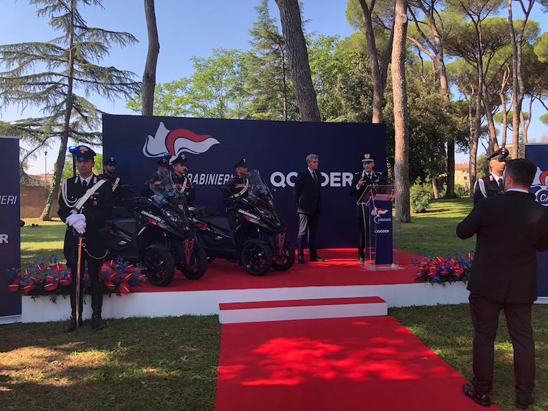 Consegnata all’Arma dei Carabinieri il Qooder di Quadro Vehicles in livrea Consegnata all’Arma dei Carabinieri il Qooder di Quadro Vehicles in livrea