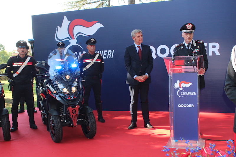Consegnata all’Arma dei Carabinieri il Qooder di Quadro Vehicles in livrea Consegnata all’Arma dei Carabinieri il Qooder di Quadro Vehicles in livrea