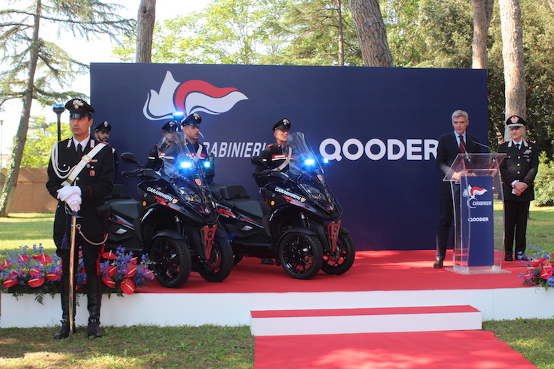 Consegnata all’Arma dei Carabinieri il Qooder di Quadro Vehicles in livrea Consegnata all’Arma dei Carabinieri il Qooder di Quadro Vehicles in livrea
