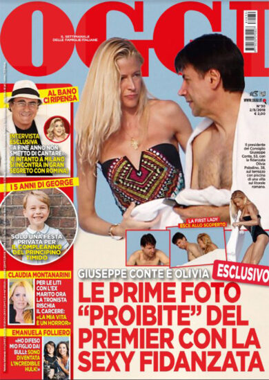 Governo, Conte e la compagna si rilassano. Ecco le foto esclusive della coppia