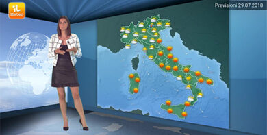 Previsioni meteo per domenica, 29 luglio
