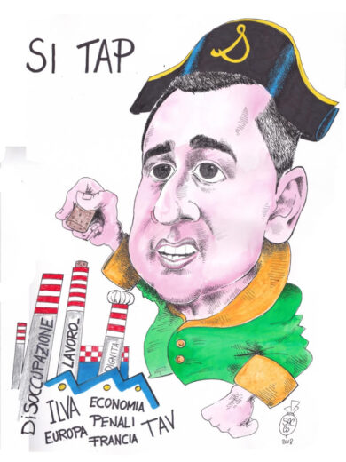 Di Maio e la Tav. La vignetta