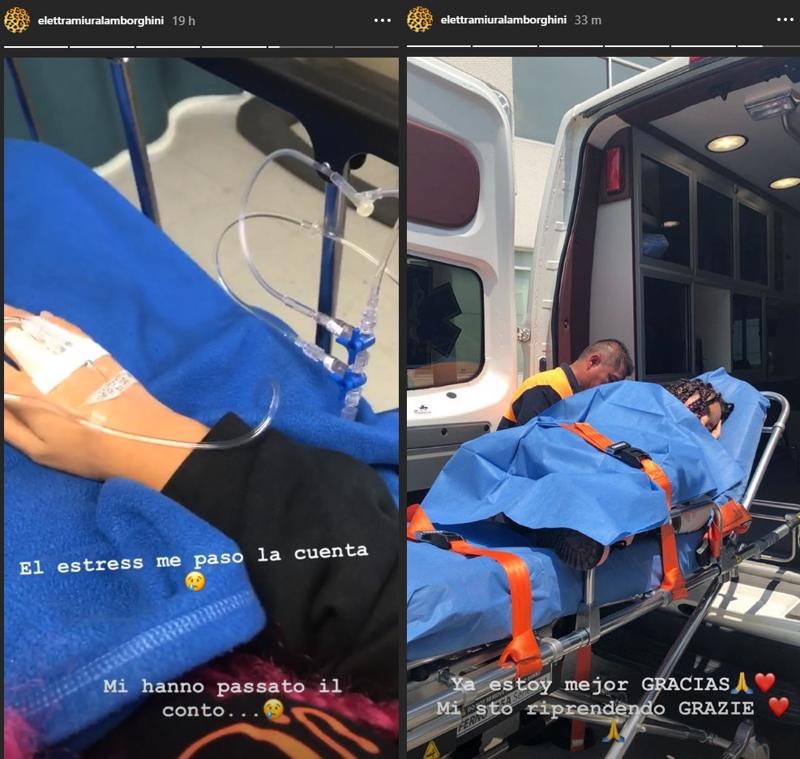 Elettra Lamborghini racconta il malore: “Pensavo di morire”