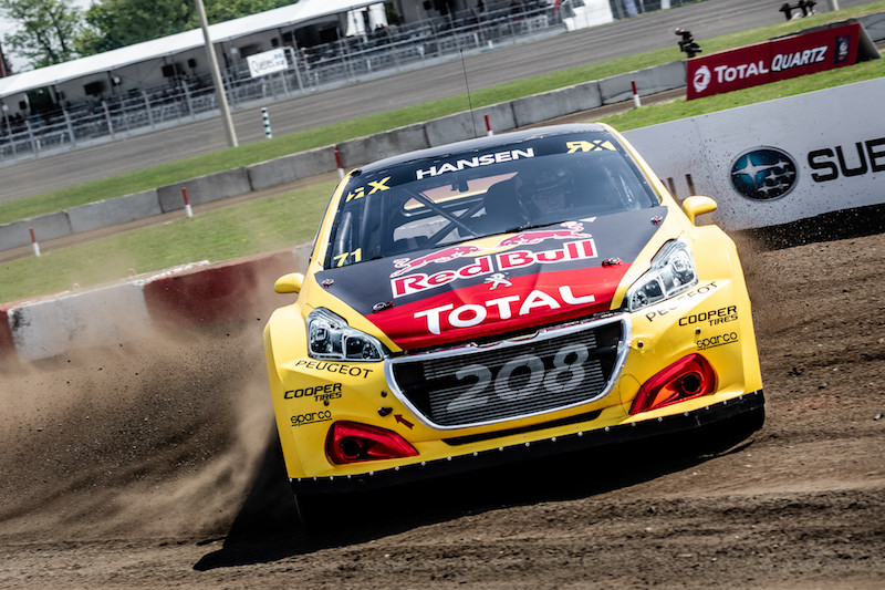 Podio per il Team Peugeot WRX nella tappa canadese Podio per il Team Peugeot WRX nella tappa canadese