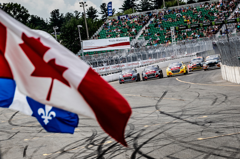 Podio per il Team Peugeot WRX nella tappa canadese Podio per il Team Peugeot WRX nella tappa canadese