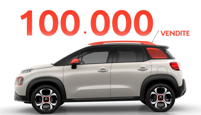 Citroen C3 Aircross: raggiunta quota 1000.000 vendite! Citroen C3 Aircross: raggiunta quota 1000.000 vendite!