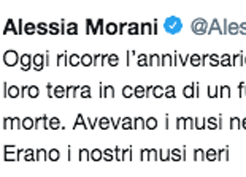 Galleria foto 'Alessia Morani definisce “musi neri” i minatori di Marcinelle' - foto 1