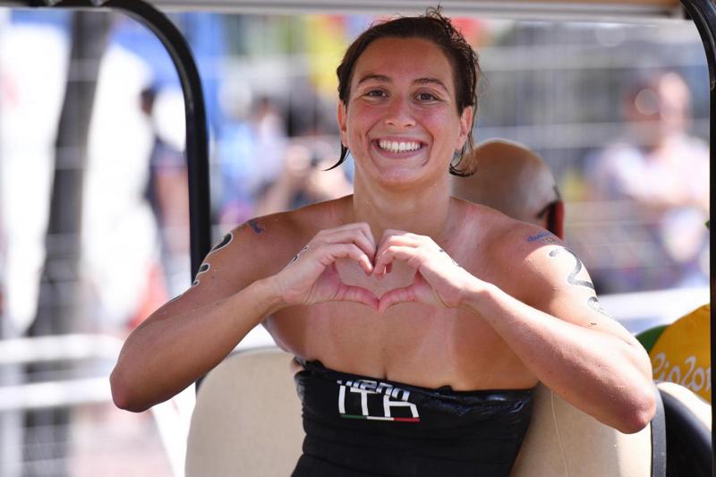 Europei di Nuoto, Rachele Bruni centra il bronzo nella 5 km di fondo Europei di Nuoto, Rachele Bruni centra il bronzo nella 5 km di fondo