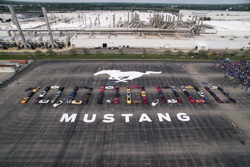 Ford festeggia la 10milionesimo Mustang prodotta Ford festeggia la 10milionesimo Mustang prodotta