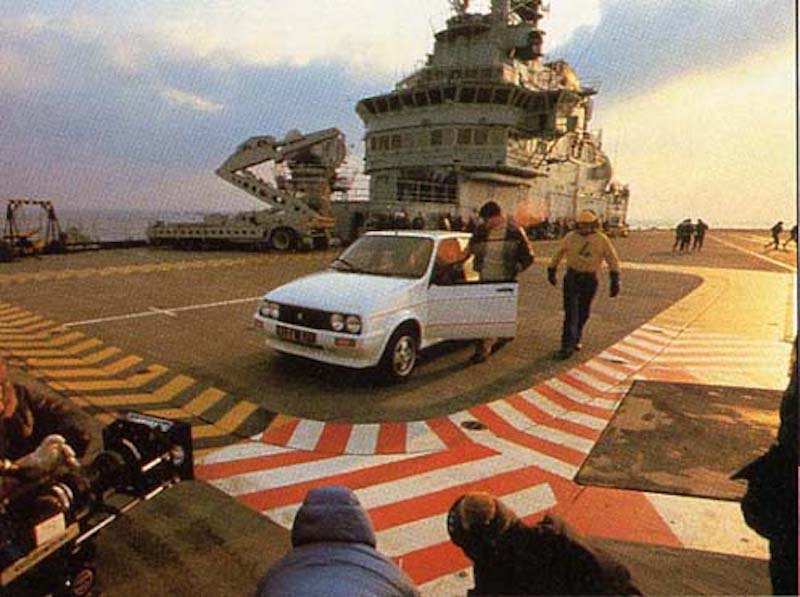 Citroen coinvolge la marina francese per il lancio della Visa GTi Citroen coinvolge la marina francese per il lancio della Visa GTi