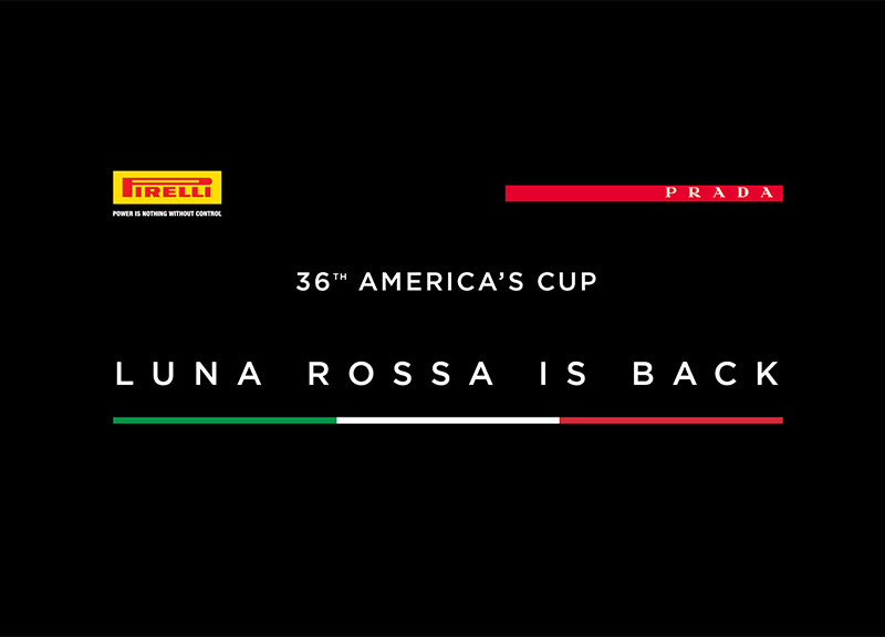Coppa America 2021: Pirelli e Prada insieme per la nuova sfida di Luna Rossa Coppa America 2021: Pirelli e Prada insieme per la nuova sfida di Luna Rossa