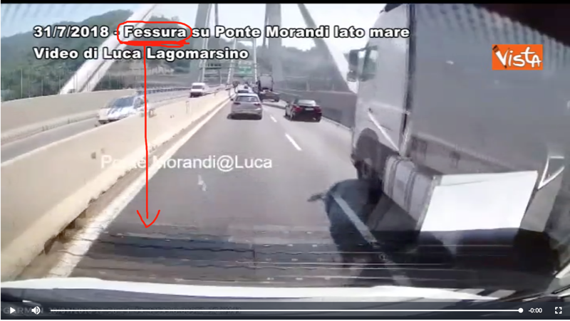 Crollo Genova: Autostrade sapeva tutto, e spunta un video che dà i brividi Crollo Genova: Autostrade sapeva tutto, e spunta un video che dà i brividi