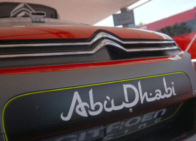 Rally di Germania il Team Citroen una azione