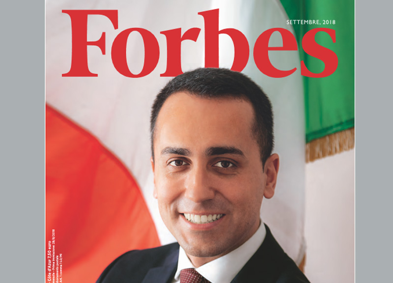 Galleria foto 'Luigi Di Maio in copertina di Forbes: “Ridurre il finanziamento ai giornali”' - foto 1