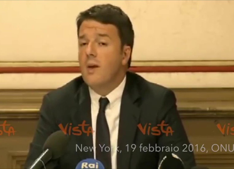 Quando all’ONU Renzi si preoccupava dei migranti che “bighellonano” in città Quando all’ONU Renzi si preoccupava dei migranti che “bighellonano” in città