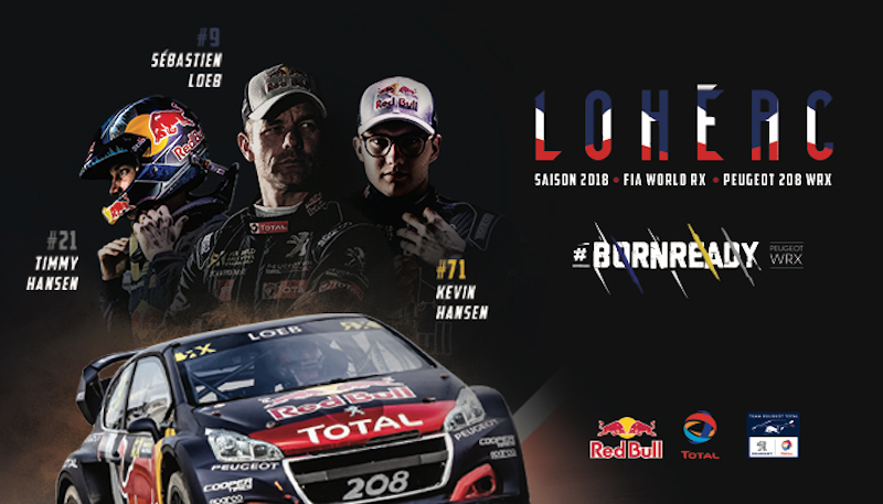 Rallycross 2018: il Team Peugeot Total scalda i motori per la tappa francese Rallycross 2018: il Team Peugeot Total scalda i motori per la tappa francese