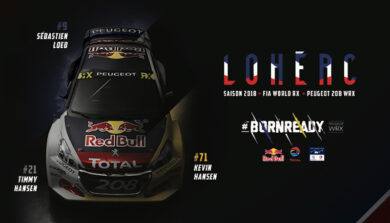 Rallycross 2018: il Team Peugeot Total scalda i motori per la tappa francese