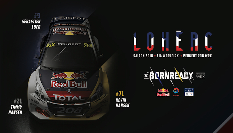 Rallycross 2018: il Team Peugeot Total scalda i motori per la tappa francese Rallycross 2018: il Team Peugeot Total scalda i motori per la tappa francese