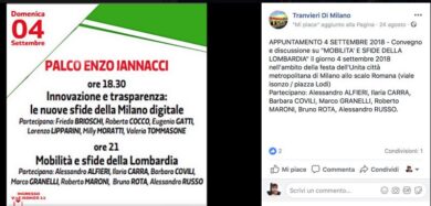 Bruno Rota alla Festa dell’Unità. Il Comune si irrita. Ma è un fake