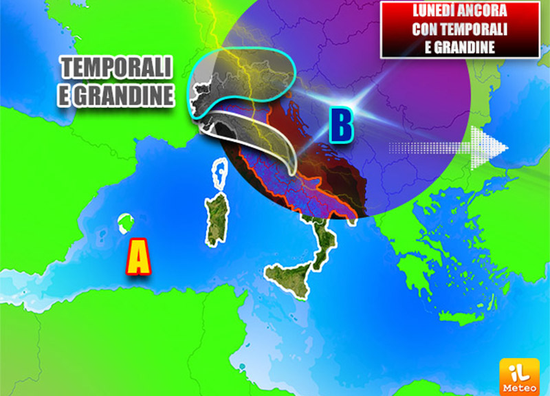 Previsioni meteo: ultimi temporali e grandinate, poi torna l’estate Previsioni meteo: ultimi temporali e grandinate, poi torna l’estate