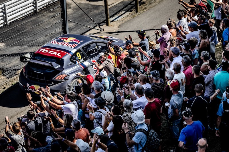 Il Team Peugeot nella tappa francese del WRX soffre Il Team Peugeot nella tappa francese del WRX soffre
