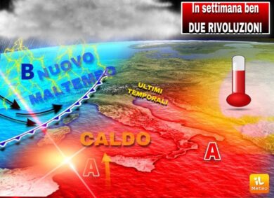 Previsioni meteo: in arrivo caldo tardo estivo, ma durerà poco