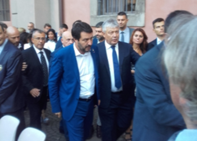 Salvini uragano: il ministro a Santa Rosa conquista la Tuscia Salvini uragano: il ministro a Santa Rosa conquista la Tuscia