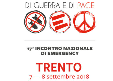 #diguerraedipace live con emergency