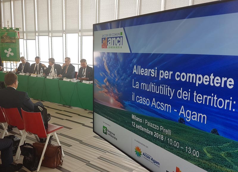 Galleria foto 'Lombardia verso una grande multiutility: presentata l’aggregazione ACSM-AGAM' - foto 1