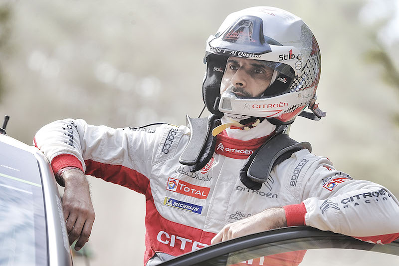 Le Citroen C3 WRC prendono confidenza con il difficile percorso