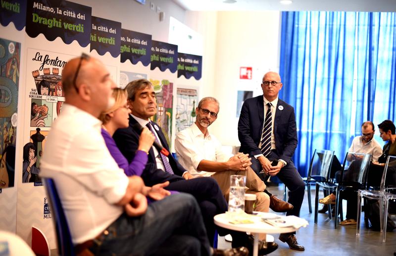 Milano, MM presenta la città dei Draghi verdi. Foto Milano, MM presenta la città dei Draghi verdi. Foto