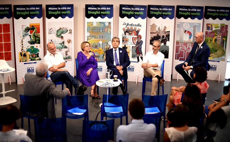 Milano, MM presenta la città dei Draghi verdi. Foto Milano, MM presenta la città dei Draghi verdi. Foto