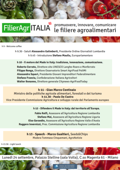Food, il Made in Italy si dá appuntamento a Milano