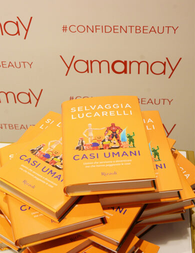 Selvaggia Lucarelli con YAMAMAY al VOGUE FOR MILAN