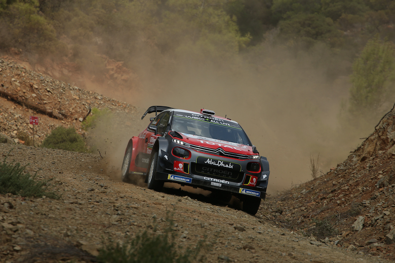 Rally di Turchia, le Citroen  C3 WRC combattono con la sfortuna