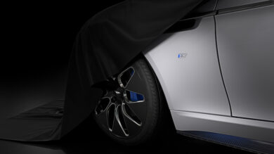 La Aston Martin elettrica Rapid  sarà equipaggiato con pneumatici Pirelli