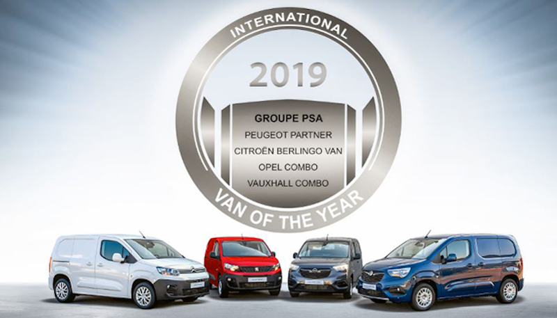 Groupe PSA si aggiudica il « International Van Of The Year 2019 » Groupe PSA si aggiudica il « International Van Of The Year 2019 »