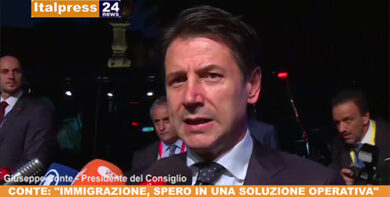 TG News, Conte: “Immigrazione, spero in una soluzione operativa”