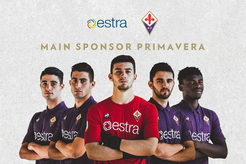 Estra è Energy Partner della Fiorentina e sponsor di maglia della Primavera Estra è Energy Partner della Fiorentina e sponsor di maglia della Primavera