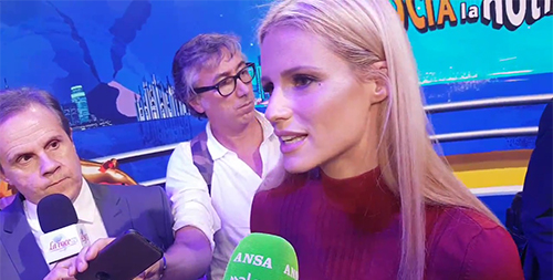 Striscia la Notizia is back parla Michelle Hunziker video Striscia la Notizia is back parla Michelle Hunziker video