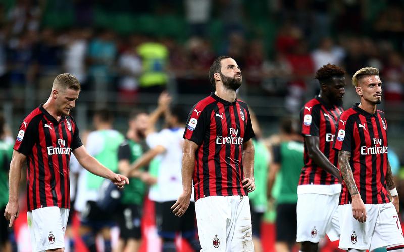 Milan-Atalanta 2-2, non basta Higuain. Gattuso: “Squadra a due facce”