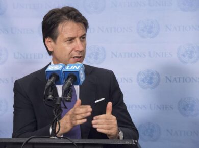Onu, Conte: “La crescita ci spetta”. Intesa con Trump, attacco a Macron