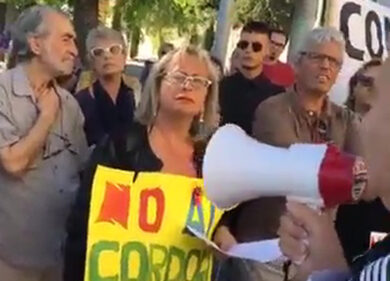 Esquilino-San Giovanni: cittadini in protesta contro la preferenziale Atac