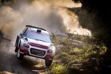 La Citroen C3 R5 è  pronta ad affrontare il rally di Gran Bretagna