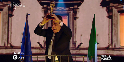 Crozza/Di Maio esulta e rivendica di aver abolito la povertà nel mondo Crozza/Di Maio esulta e rivendica di aver abolito la povertà nel mondo