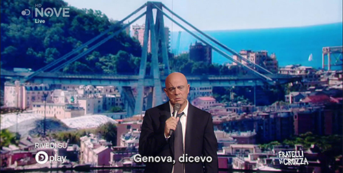 La canzone/appello Maurizio Crozza per Genova: “Città abbandonata” La canzone/appello Maurizio Crozza per Genova: “Città abbandonata”