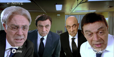 Fratelli di Crozza: Calenda, Minniti, Gentiloni e Renzi al capezzale del Pd