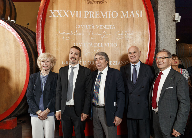 Premio Masi 2018, viene assegnato a Camon, Greco, Nordio, Basset e Zenari Premio Masi 2018, viene assegnato a Camon, Greco, Nordio, Basset e Zenari