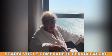 Tg Sport, Sgarbi vuole comprare il Cervia di “Campioni”